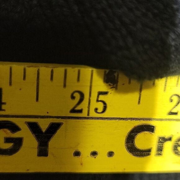 Calvin Klein Men's Black Long Sleeve Quarter Zip Cable Knit Sweater - Picture 6 of 7